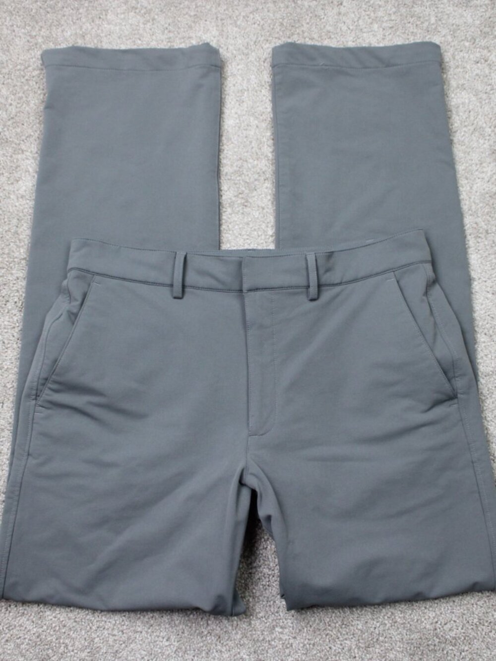 Under Armour Storm Pants Mens 34x34 Gray UA Golf Flat Front Water Resistant